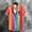 C_ Multicolor, variant on Rainbow Striped Print Men'S Short Sleeve Shirt Button Down, Casual Summer Cuban Beach Dress Top with Pocket Multicolor S