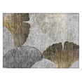 thumbnail image 2 of Addison Rugs Chantille Indoor/Outdoor Transitional Floral Gray Washable Rectangle Rug, 1'8" x 2'6", 2 of 5
