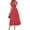Red, variant on PRETTYGARDEN Womens Boho Maxi Dress Floral Summer Spring Short Sleeve V Neck A Line Embroidered Beach Vacation Dresses