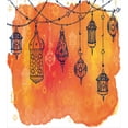 thumbnail image 3 of Ambesonne Traditional Duvet Cover Set, Middle East Orient, 2-Calking, Vermilion Orange Black, 3 of 7
