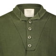 thumbnail image 2 of John Ownbey Co. Men's Military Style 5 Button Sweater, 100% Knitted Wool, Made in USA, OD Green, Size X-Large, 2 of 2