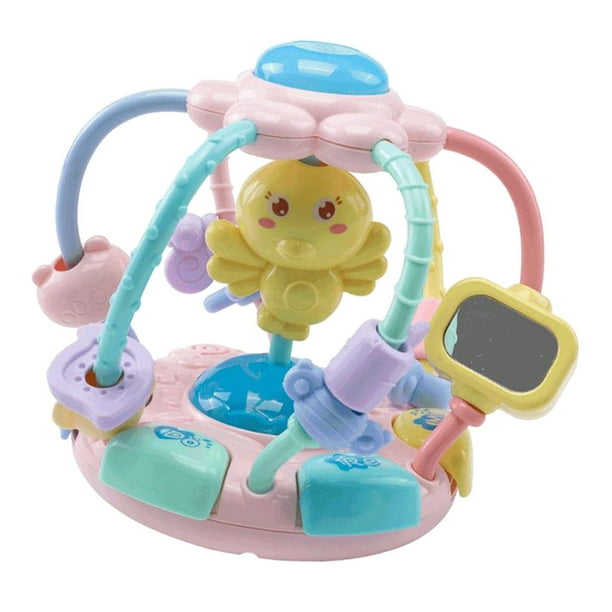 Juguetes instrumentales para bebés Agarrando campanillas para Aprendizaje musical Rosado yotijar Juguete Sonajero de Mano