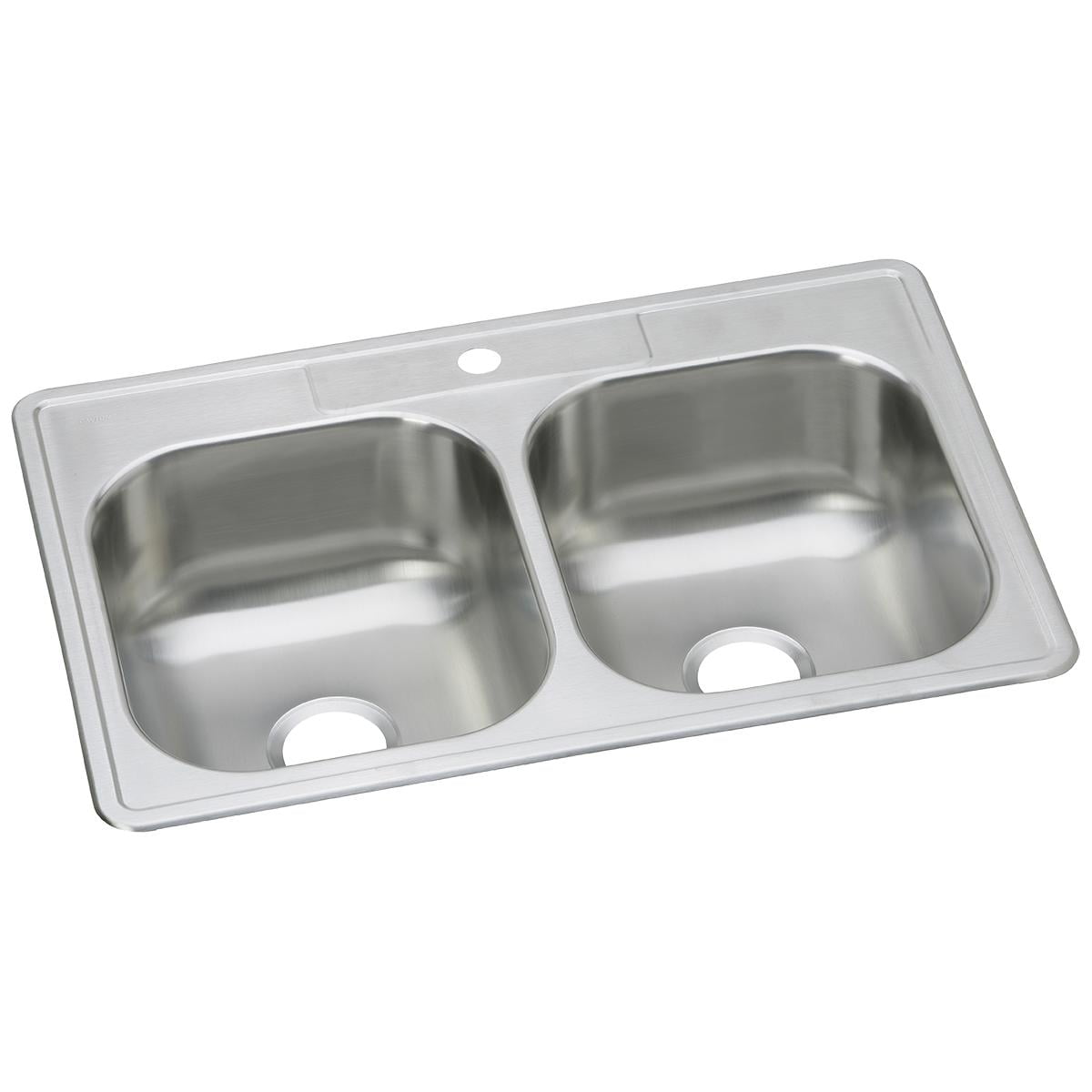 Elkay GE233223 Dayton Equal Double Bowl Top Mount Stainless Steel Sink for sale online
