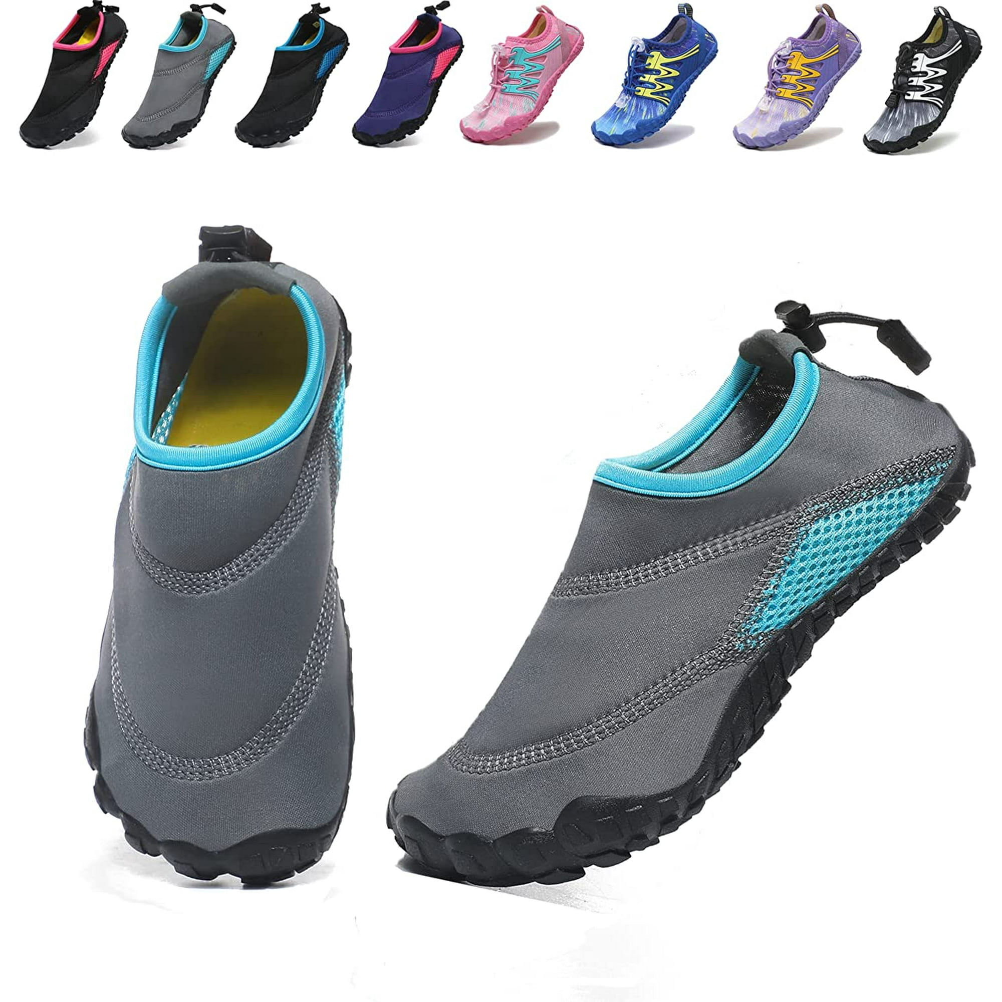 Kids Water Shoes Boys Girls Toddler Aqua Socks Barefoot Swim Beach Shoes Quick Dry Non Slip Ultra Light Pool Surf Shoes for Little Big Kid Water Socks