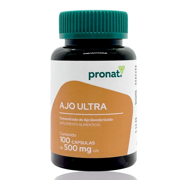 Ajo ultra Pronat 100 cápsulas Desodorizado Concentrado