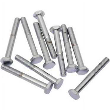 Drag Specialties DS-190632 Fine-Thread Hex-Head Bolts - 1/4in.-28 x 1 3/4in.