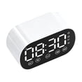 thumbnail image 2 of Clearance! Zguuel Portable Bluetooth Speaker with Alarm Clock LED Display, Wireless Multi-Function Speaker with Color-Changing Light, Digital Clock USB Speaker for Bedroom Home Office, 2 of 6
