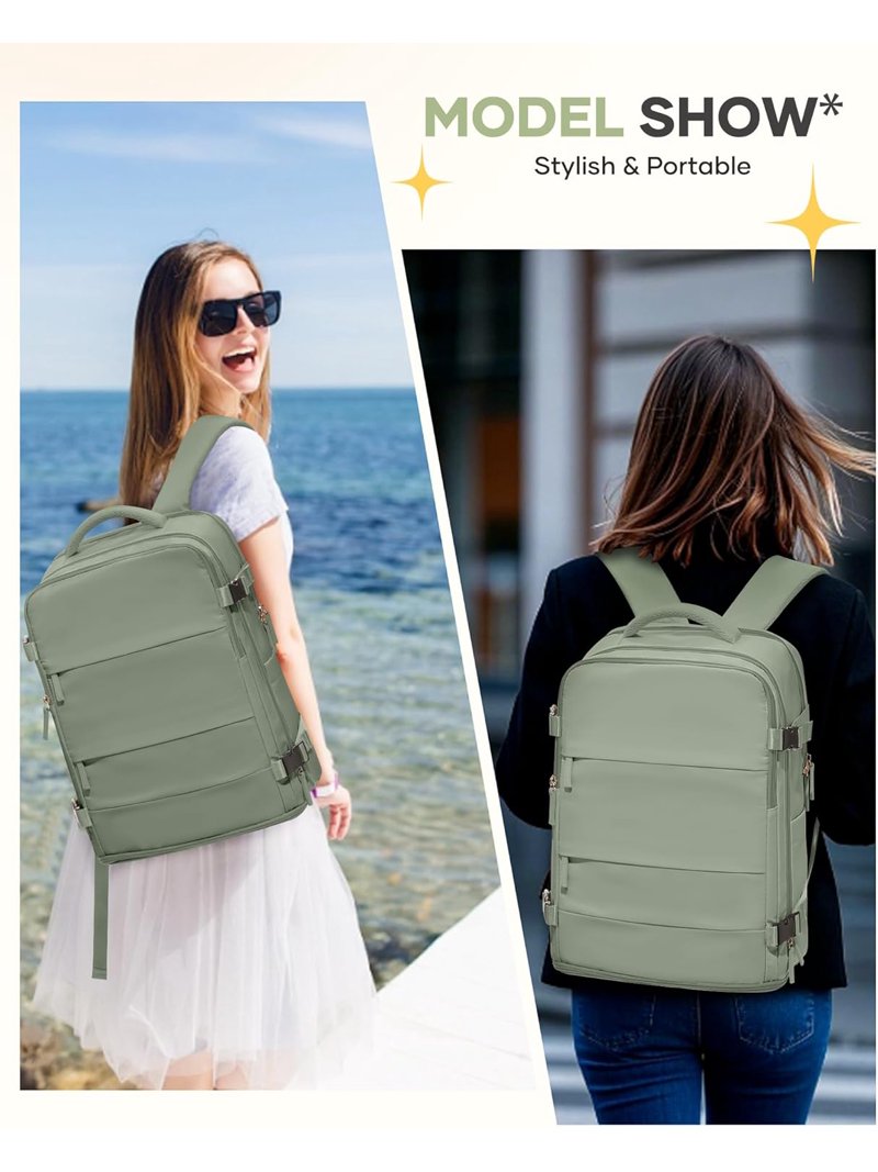 Large Travel Backpack For Women Men Airline Approved Carry On Backpack Flight Approved Waterproof Sports Luggage Backpack Casual Daypack Small Hiking Backpacks Grey Green - Walmart.com Large Travel Backpack For Women Men Airline Approved Carry On Backpack Flight Approved Waterproof Sports Luggage Backpack Casual Daypack Small Hiking Backpacks Grey Green - Walmart.com