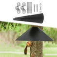 thumbnail image 1 of Ardillas Baffle Wrap Bird House Guards Universal, fácil de instalar, Yard Garden Decor Bird Feeder Protection Cubierta colgante Protege los comederos 18 pulgadas, 1 of 8