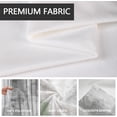 thumbnail image 2 of Green Grey and Black Window Curtain Turquoise Aqua Gray Silver White Geometric Abstract Simple Printed Art Deco Living Room Bedroom Window Drapes Treatment Fabric 1 Pair, 42" W x 63" L, Modern, 2 of 6