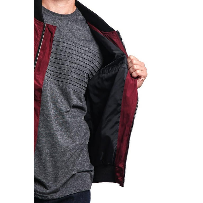 Victorious Men's Lightweight Contrast MA-1 Bomber Flight Victorious Men's Lightweight Contrast MA-1 Bomber Flight