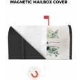 thumbnail image 3 of Wreath Welcome Mailbox Cover Magnetic Mailbox Wraps, Spring Summer Eucalyptus Leaves Mailbox Covers Large Size 21x25.5 inch,Welcome Mail Wrap Farm Post Letter Box Decoration for Outdoor Gardern Yard, 3 of 6
