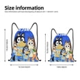 thumbnail image 2 of Zufioo Bluey Print Sports Cinch Sack Gym String Bags Machine Washable Heavy Duty String Backpack for Men Women-Medium, 2 of 6