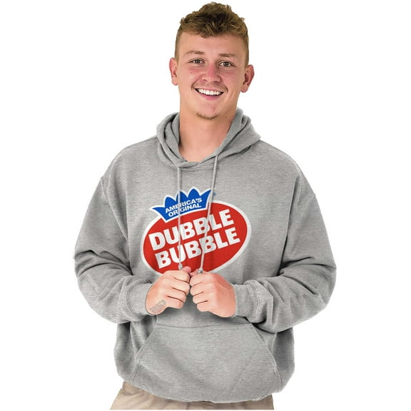 Vintage Dubble Bubble Gum Double Logo Hoodie Sweatshirt Women Men Brisco Brands S