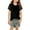 Black, variant on TAIAOJING Girls Crop Top Short Sleeve Summer T Shirt Kids Toddler Baby Spring Summer Lace Solid Loose Casual Tee Shirt 10-11 Years