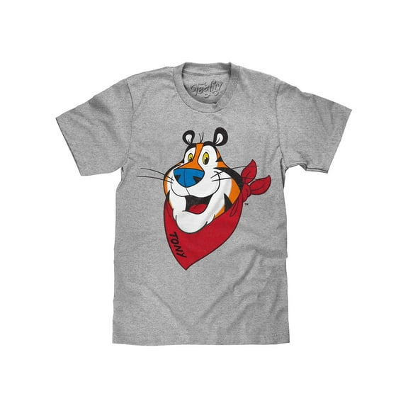 Tee Luv Frosted Flakes Cereal Tony The Tiger Cartoon Mascot Shirt (Men's) (L)