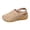 A-Khaki373, variant on Bibifish Womens Block Heel Mule Sandals Chic Wide Strap Platform Wooden Heel Slip On Ladies Sandals Summer Resort Everyday Wear Sandals