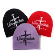 thumbnail image 4 of Gorro turbante con bandera nacional, gorro tejido, gorro de invierno, gorro de estrella, gorro de lana Trilby, gorro con corona tejida, gorros para mantener el calor, 4 of 5