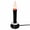 A, variant on Halloween LED Candle Lamp with Realistic Warm Light Plastic Flame 120V US Plug 1 Pack
