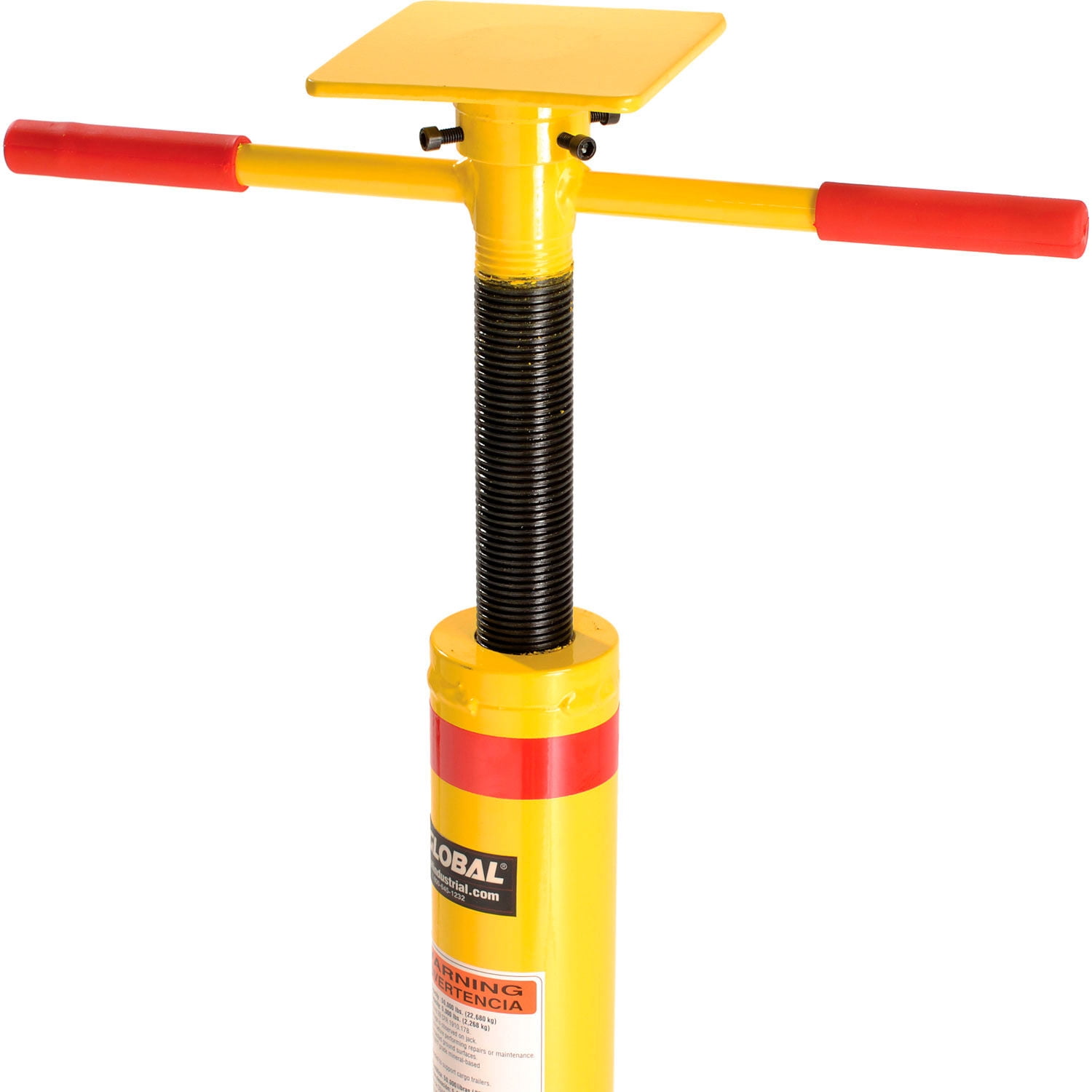 Economy Trailer Stabilizing Jack Stand, Steel, Yellow