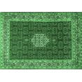 thumbnail image 1 of Ahgly Company Indoor Rectangle Persian Emerald Green Traditional Area Rugs, 4' x 6', 1 of 4