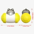 thumbnail image 5 of Dog Food Puzzle Toy Adjustable Treat Dispensing Food Dispenser Slow Feeder Bowls Puppy Enrichment Toy Ball Dog Interactive Chase Training Toys for Small Medium Large Dogs(Green), 5 of 6
