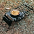 thumbnail image 3 of Table de Camping Rétractable Portable en Métal Table Pliante Hauteur Réglable pour Pique-Nique Pêche Barbecue, 3 of 6