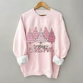 thumbnail image 4 of LEAVINGSUO Christmas, Womens Plus Size Tops Women Fashion Christmas Print Crewneck Long Sleeve Loose Sweatshirt Tops, 4 of 4