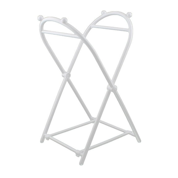 Unique BargainsFamily Kitchen Plastic Garbage Waste Rubbish Trash Bag Frame Holder White