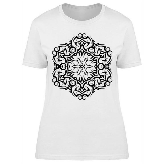 Tribal Tattoo Artistic Art T-Shirt Women -Image by Shutterstock, Female XX-Large