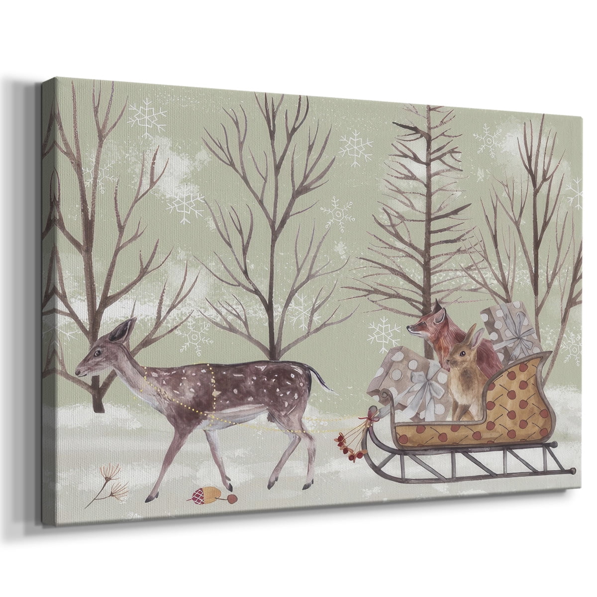 Christmas Time II- Gallery Wrapped Canvas