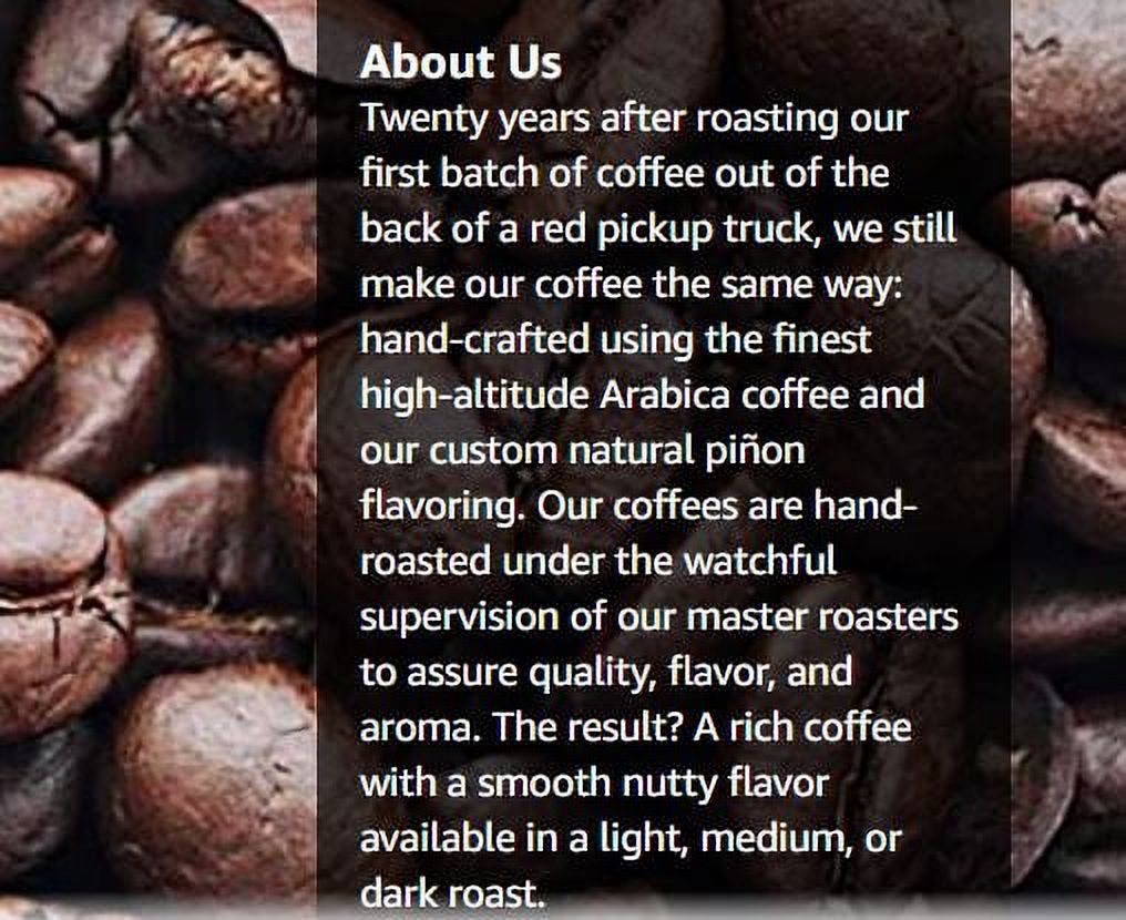 New Mexico Pinon Coffee Single Serve Coffee Pods, Compatible with Keurig K-Cup Brewers- 96 count Traditional Piñon