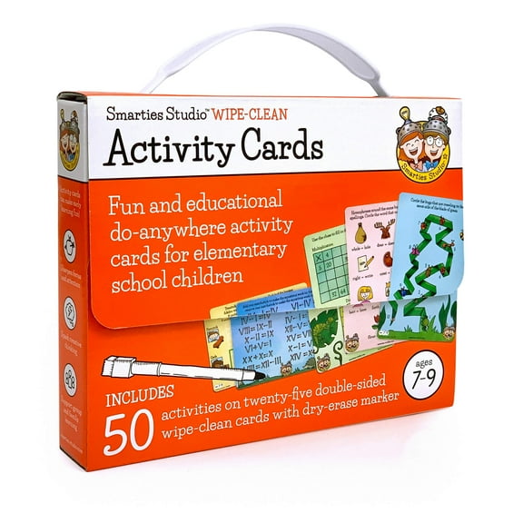 Smarties Studio Wipe-Clean Activity Cards for Ages 7-9