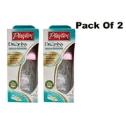 2 x Playtex Premium Nurser With Drop-Ins Liners BPA Free 4 Oz 0-3 m