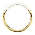thumbnail image 2 of 10k Yellow Gold 1mm Half Round Band Ring - .9 Grams - Size 7, 2 of 2