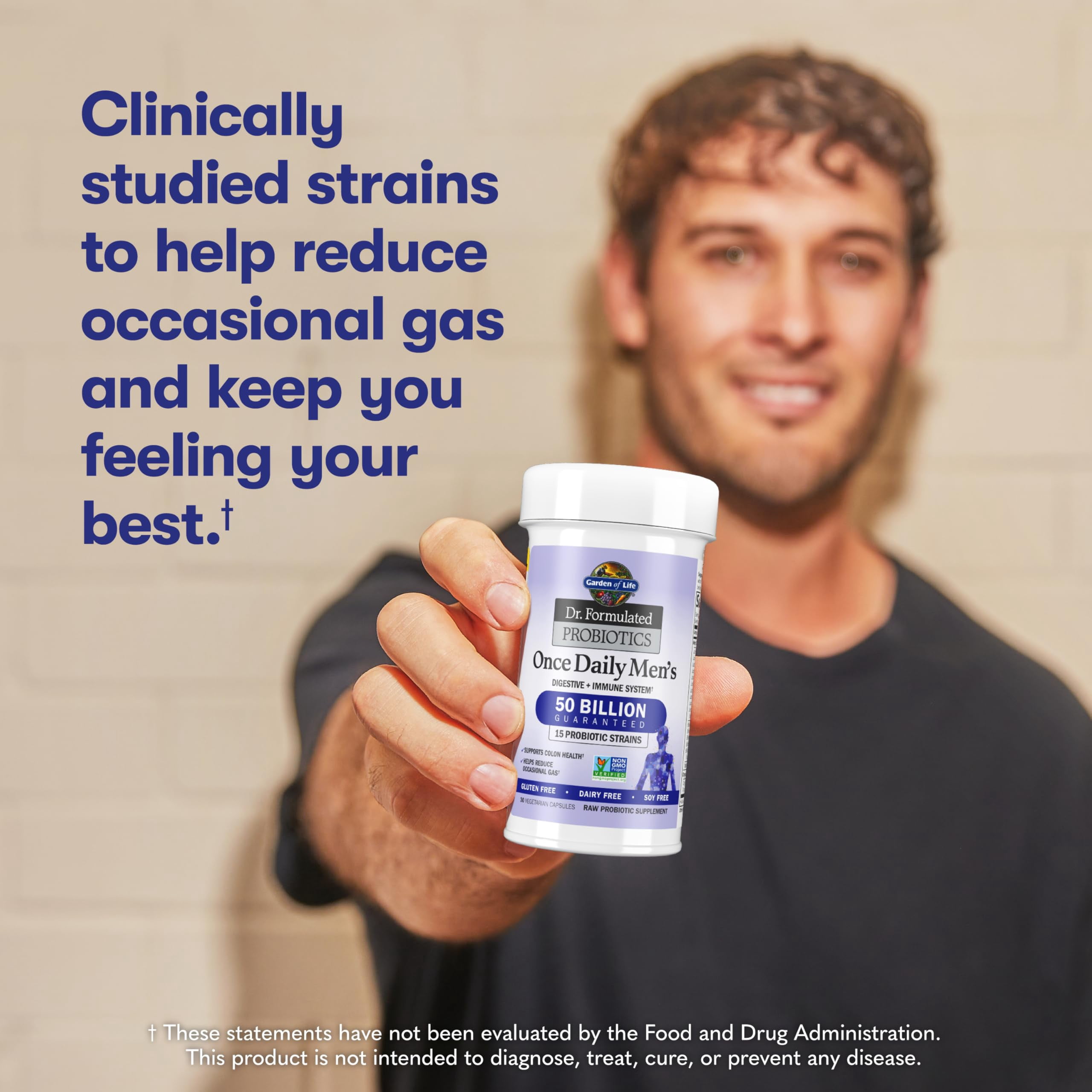 Garden of Life Dr. Formulated Probiotics Once Daily Men's, 30 Capsules