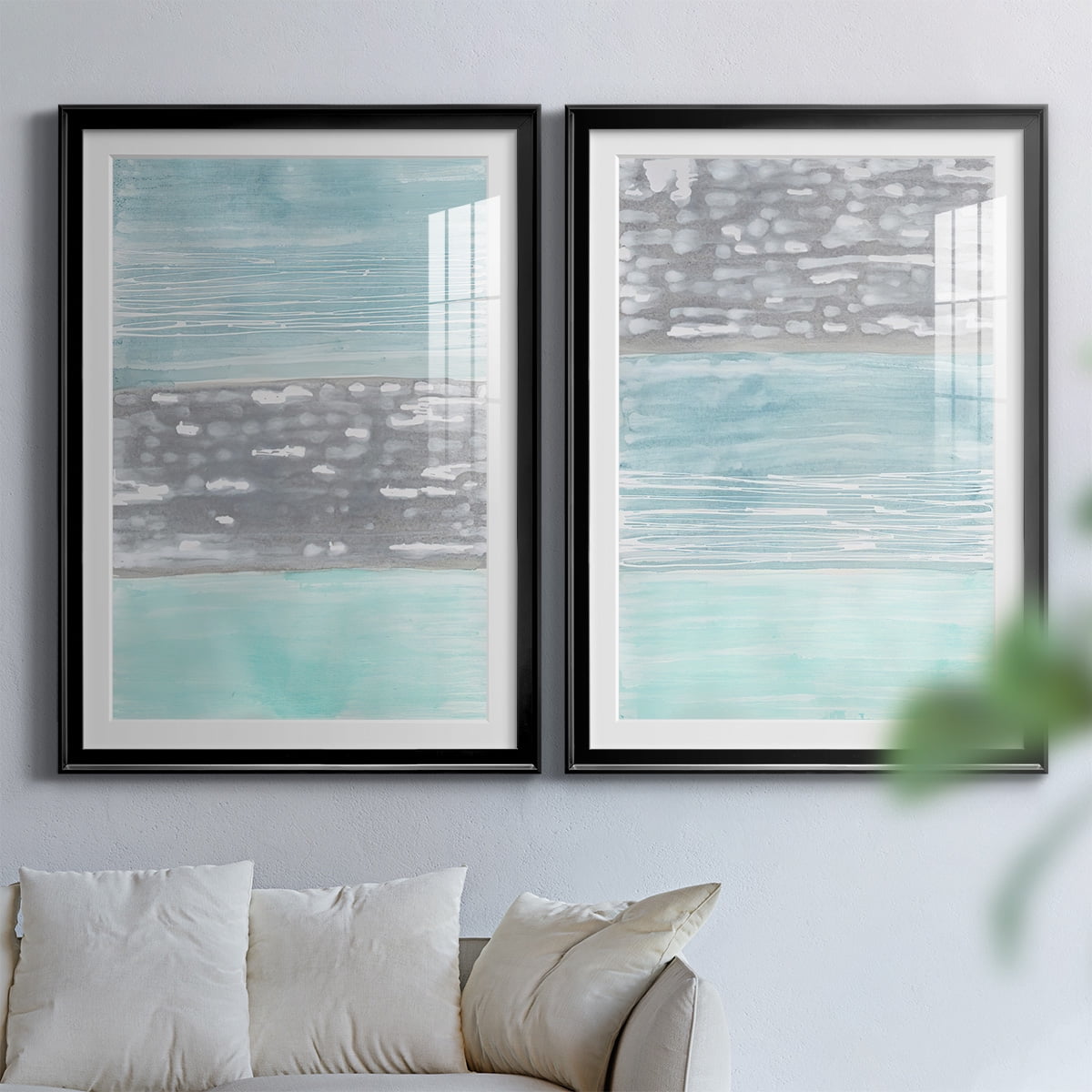 Wexford Home Hydrusphere I Premium Framed Print, 22.5" x 30.5" - Ready to Hang, Black (Set of 2)