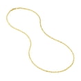 thumbnail image 2 of 14K Yellow Gold Women's 24" 2.15mm Diamond Cut Rope Chain Necklace, 2 of 4