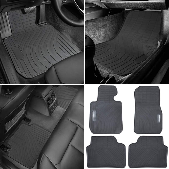 Floor Mat for BMW 3/4 Series F30 F31 F32 F33 F36 320i 328i 335i 2012-2018 & 2015+ F80 M3 Heavy Duty Rubber Front+Rear Car Liner C