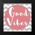 thumbnail image 2 of Matic,Jelena 20x20 Black Modern Framed Museum Art Print Titled - Good Vibes, 2 of 5