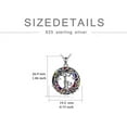 thumbnail image 7 of WINNICACA Mother and 2 Family Members Necklace Volcanic Crystal Tree of Life Pendant S925 Sterling Silver Family Protection Jewelry Birthday Anniversary Valentines Mothers Day Gifts for Women, 7 of 7