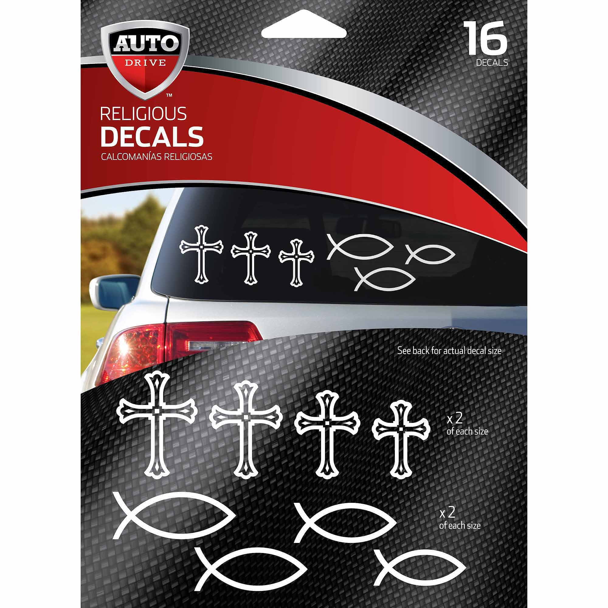 Autodrive Religious Car Stickers