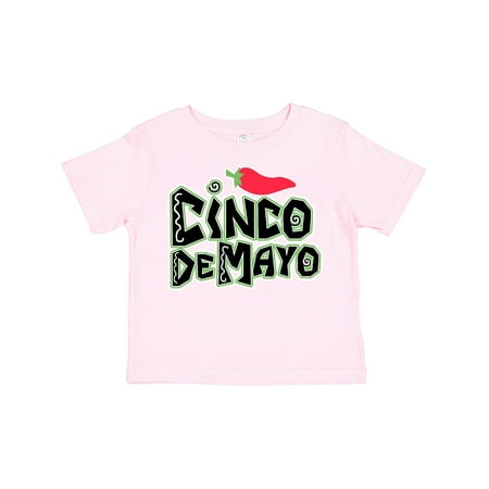 

Inktastic Cinco De Mayo with Red Pepper Gift Toddler Boy or Toddler Girl T-Shirt