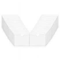 Plastic 6" x 8.5" Clear Self-Adhesive Label Card Holder, 36 Pieces