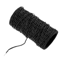 Uxcell Floral Wire Vine Bind Wire Craft Wrapping Metal Wire Black 0.04" x 164ft