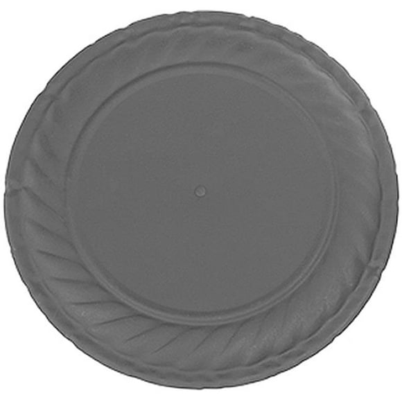Gray Métal FLUESTOP-BK 8 in. Noir Réglable Flue Stop