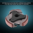 thumbnail image 1 of Motorcycle Clutch Pad with 3 Springs for 2 Stroke 47cc 49cc Mini Pocket Dirt Bike ATV Scooter, 1 of 3