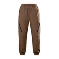 thumbnail image 4 of Dagugfen Jogger Pants for Women Waterproof Windbreakers Cinch Bottom Outdoor Hiking Camping Pants with Zip Pockets(XXXXXL,Brown), 4 of 8