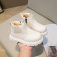 thumbnail image 6 of FEIFLY Kids Long Boots Fashion Autumn Children Girls Shoes Flat Thick Bottom Non- Easy To Wear PU Upper Comfortable Fashionable Winter Footwear, 6 of 9