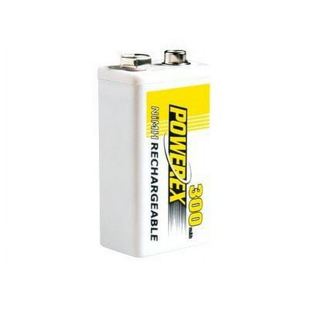 Maha PowerEx MHR84V - Battery 9V - NiMH - ( rechargeable ) - 300 mAh - for Maha PowerEx MH-C1090F, MH-C490F Stealth